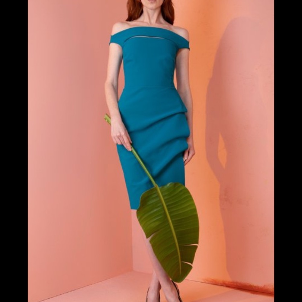 Chiara Boni Melania off the shoulder dress